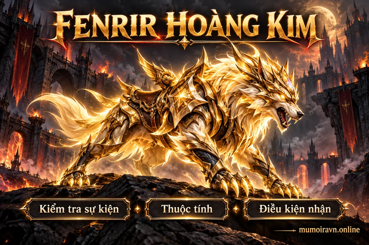 Minh họa Fenrir Hoàng Kim: kiểm tra nguồn nhận và thuộc tính