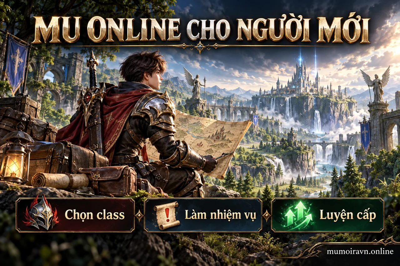 Minh họa MU Online PC: lộ trình bắt đầu cho người mới